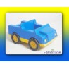 Pièce de rechange - Voiture bleue et jaune avec attelage - LEGO DUPLO Multi boite - 1997