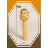Jouet en bois - Sifflet figurine tête de singe -