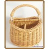 Panier en osier compartimenté