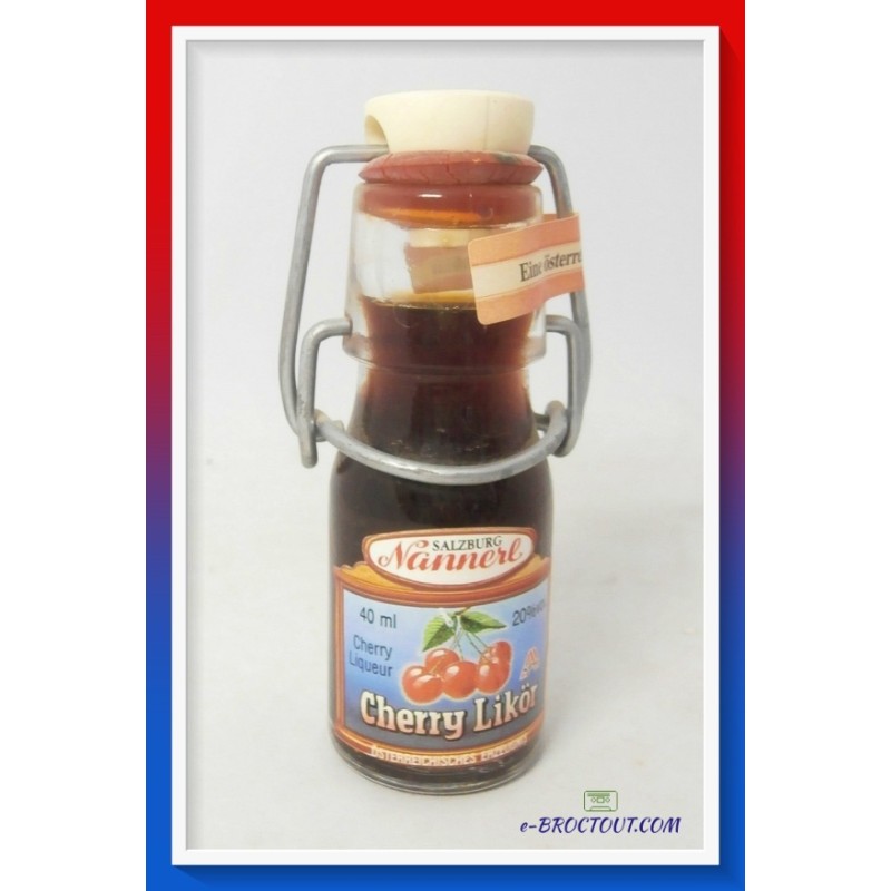 Mignonnette liqueur de cerises - NANNERL - 40 ml
