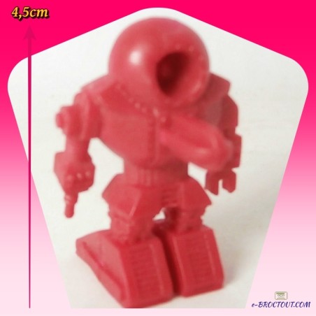 Pièce De Rechange - Jeu Omega Virus - Figurine Robot Techsuit Rouge - 1992