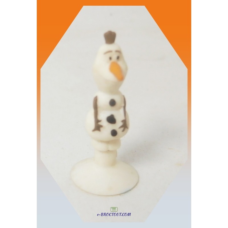 Figurine Micropopz - La reine des neiges - Olaf - Leclerc 2015