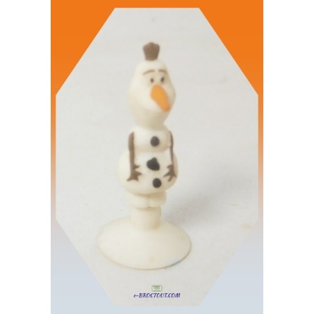 Figurine Micropopz - La reine des neiges - Olaf - Leclerc 2015