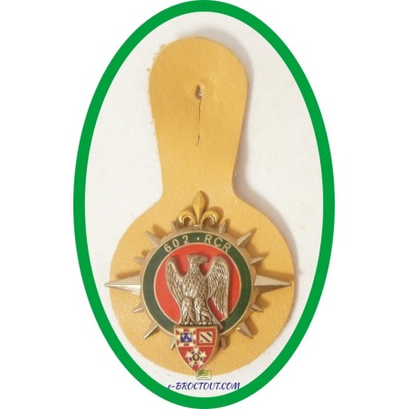 Insigne Militaire - Pucelle 602e Régiment De Circulation Routière (602 R.C.R.) - 1990