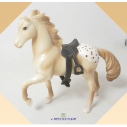 Figurine Les Animaux De La Ferme - Cheval Avec Selle - Blue Box