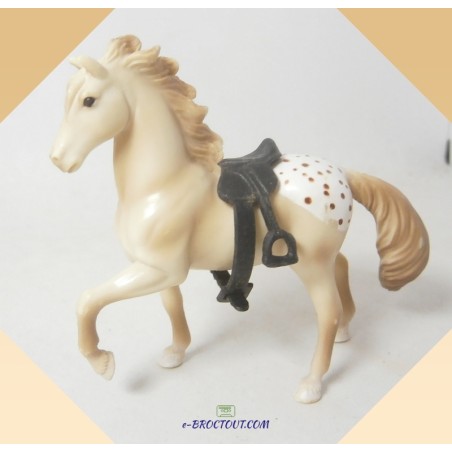 Figurine Les Animaux De La Ferme - Cheval Avec Selle - Blue Box