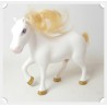 Figurine les animaux de la ferme - poney, cheval blanc - 12cm