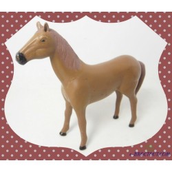 Figurine Les Animaux De La Ferme - Cheval Marron - 14x12cm
