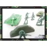 Diorama Figurines Militaires : Lot De Soldats, Chars Et Murets Période 39-45