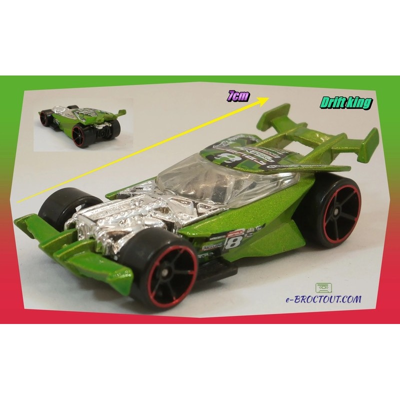 Voiture De Course Hot Wheels - Drift King - 7cm