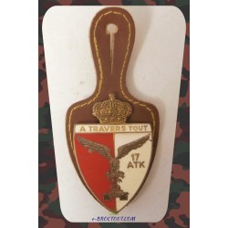 Insigne militaire - Pucelle 17eme Escadron Anti-Tank (17 A.T.K.) - Pays Belgique