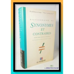Dictionnaire de synonymes et contraires