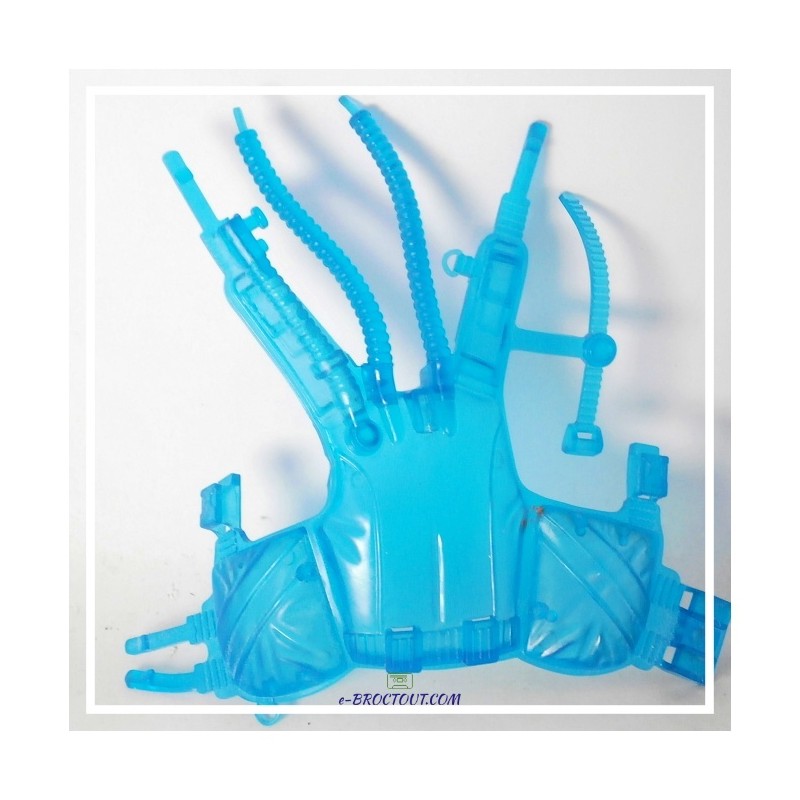 Accessoire Action Man - Gilet de plongée transparent bleu - Hasbro 1996