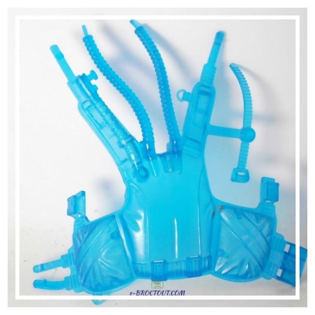 Accessoire Action Man - Gilet de plongée transparent bleu - Hasbro 1996