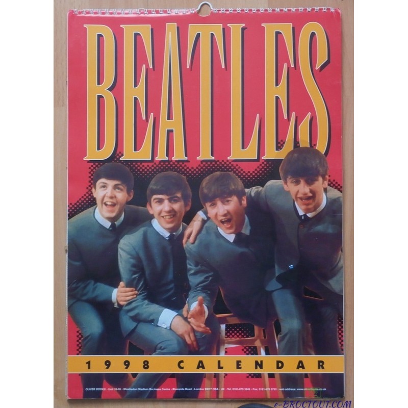 Calendrier BEATLES 1998