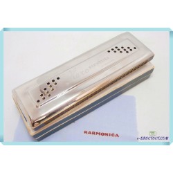 Harmonica Hero 48 Trous Double Face Avec Boîte Et Chiffon D'Origine - Vintage Chine
