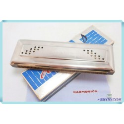 Harmonica Hero 48 Trous Double Face Avec Boîte Et Chiffon D'Origine - Vintage Chine