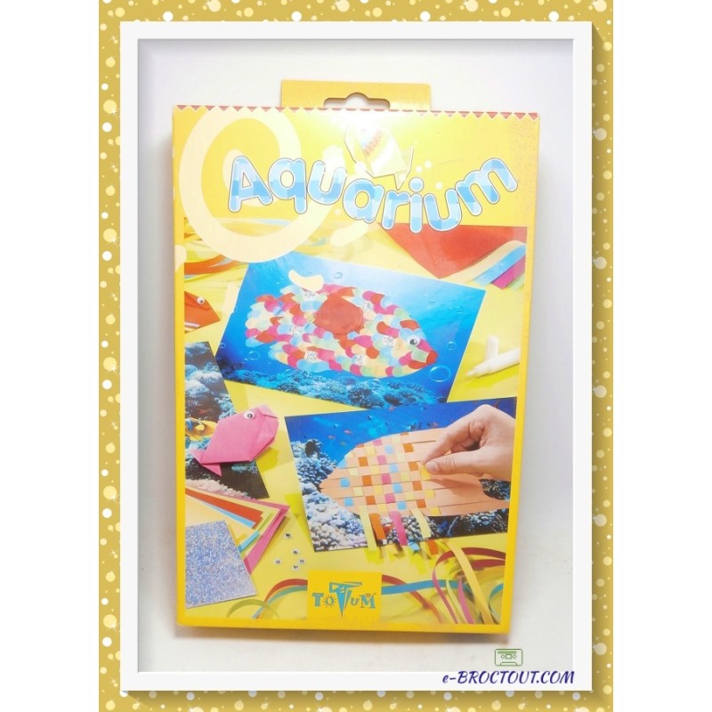Jeu De Création En Papier Aquarium - Totlum
