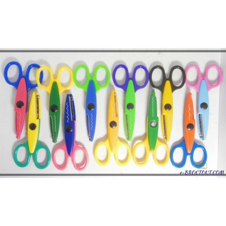 Lot De 11 Ciseaux Cranteurs Pour Enfants