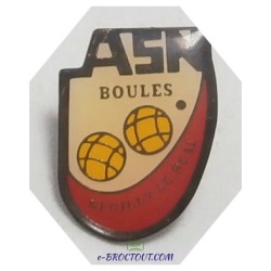 Pin's Série Loisirs : boules Association Neuilly Le Réal - ASN