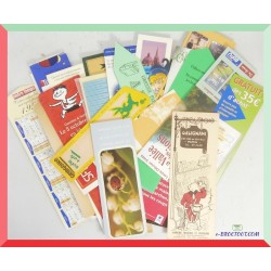 Lot de 30 marques pages Publicitaires divers - Périodes 1985 à 2008