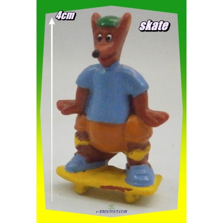 Figurine stocky et le sport - kangourou skate - Maraja 1996