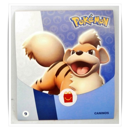 Série Pokémon Combat Express - Pochette N°09 Caninos - Happy Meal - Mcdo 2022