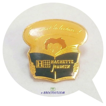 Pin's Hachette Jeunesse - En avant la lecture