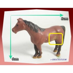 Figurine les animaux de la ferme : Cheval pure sang Arabe