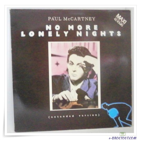Paul McCartney : No more lonely nights - Maxi 45t
