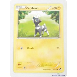 Carte Pokémon Zébibron - Pv60 - 40/114 - 2011