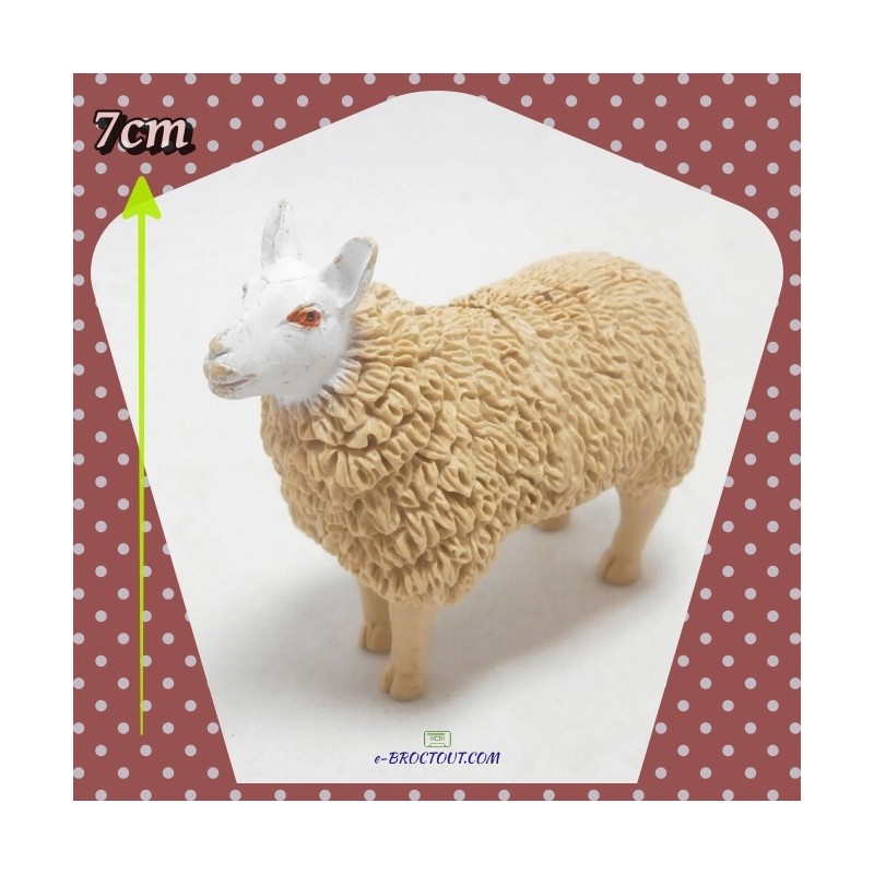 Figurine les animaux de la ferme - Mouton - 7cm