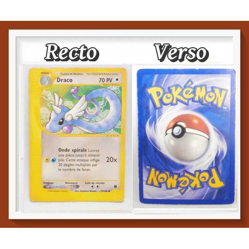 Carte Pokémon Draco - Pv70 - 75/165 - 2002
