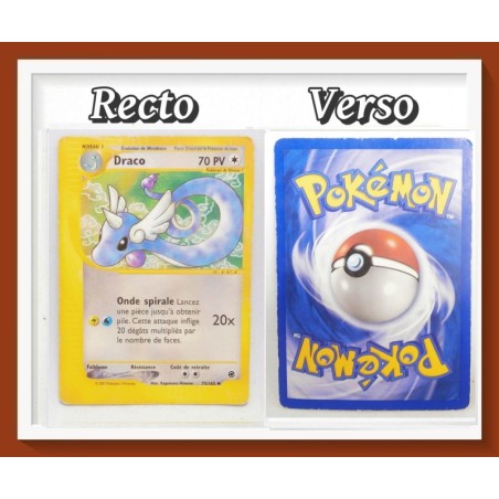Carte Pokémon Draco - Pv70 - 75/165 - 2002