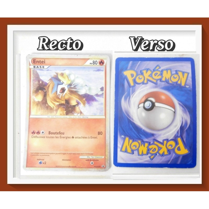 Carte Pokémon  Entei Reverse -Heart Gold & SoulSilver - HGSS20 Promo -  2010