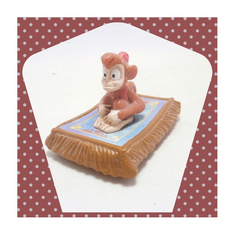 Figurine Série Aladdin Vidéo première : Abu le singe - Happy Meal Mcdo 1997