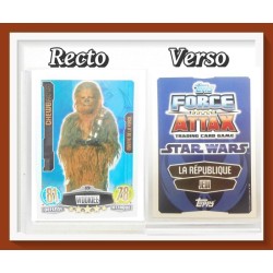 Carte Brillante Force Attax - Star Wars : Chewbacca 228 - 2012