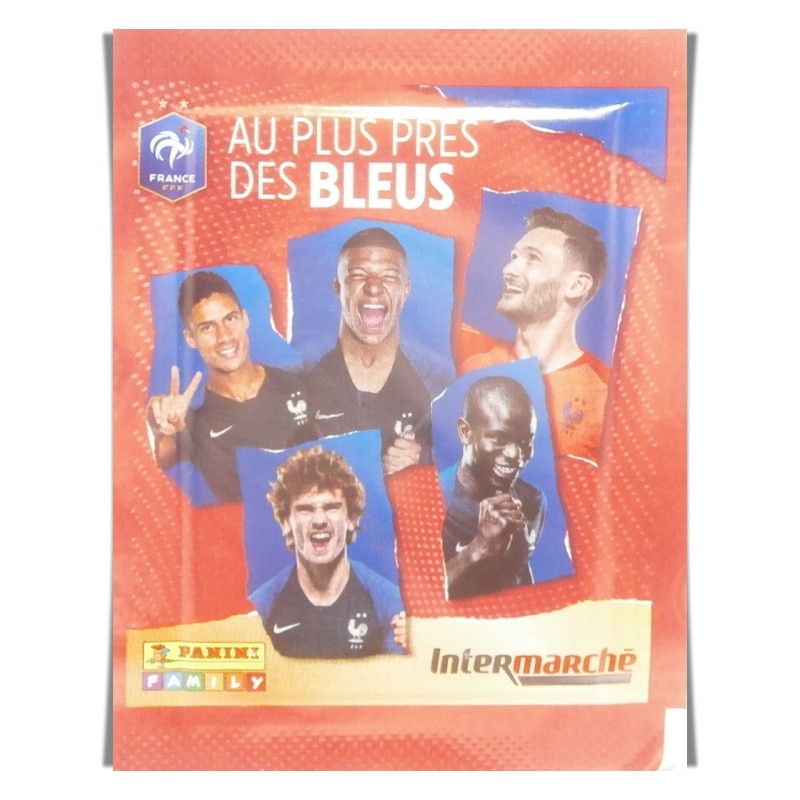 Pochette stickers autocollant : Au plus près des Bleus - Intermarché 2020