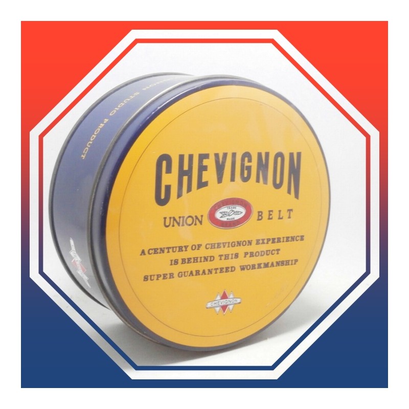 Boite métal Chevignon Union Belt - Vintage années 80