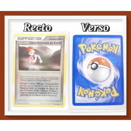 Carte Pokémon Supporter - L'entrainement de Cornil - Reverse 130/146 - 2009