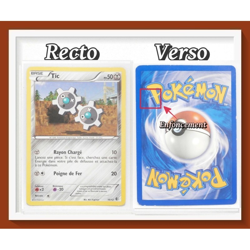 Carte Pokémon Tic - Reverse 10/12 - McDonald's 2011