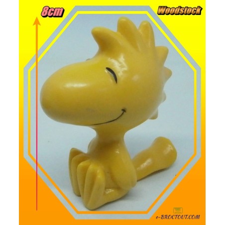 Figurine Snoopy - Woodstock Assis - 8cm