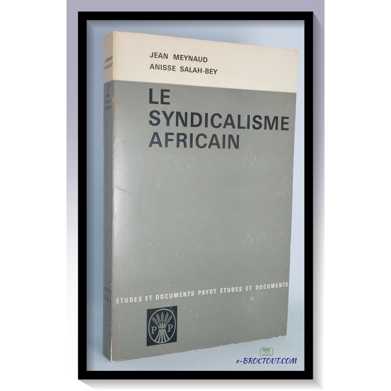 Le Syndicalisme Africain, Evolution Et Perspectives