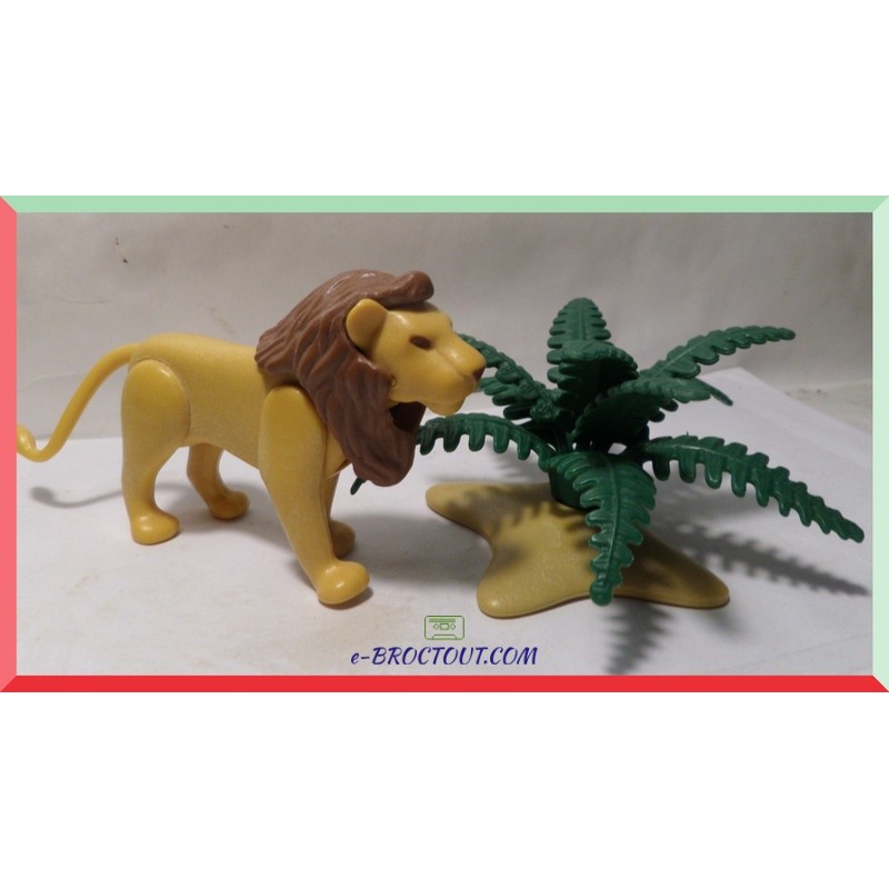 Playmobil le zoo - le lion et la fougère