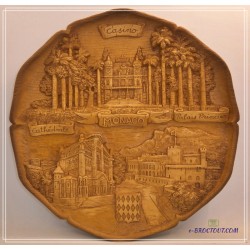 Assiette souvenir Monaco en 3D