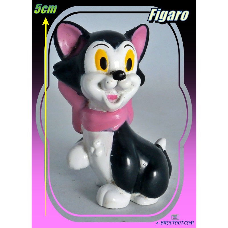 Figurine Série Pinocchio - Figaro Le Chat - Mattel - 2010