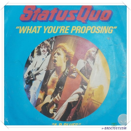 STATUS QUO : What you're proposing