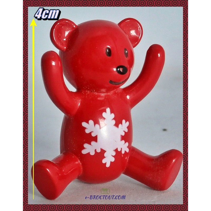 Figurine les animaux sauvages - ours rouge assis